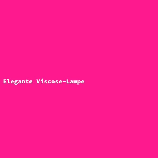Elegante Viscose-Lampe